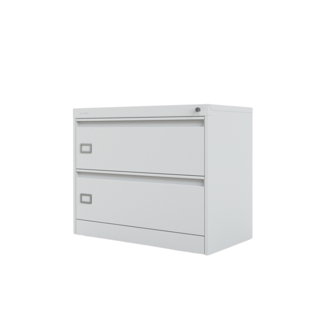 A-9133 Archivero 2 Gavetas Normal Archivero Metálico Para Almacenamiento